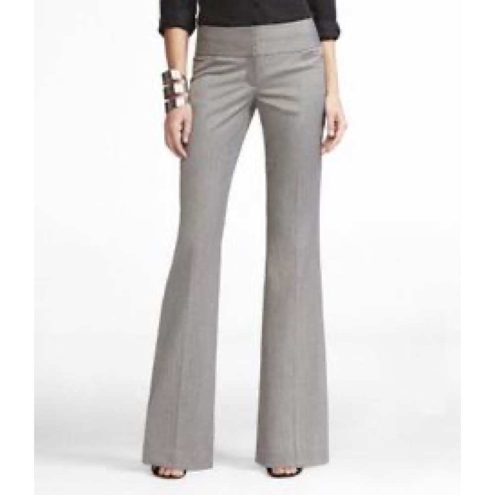 Express Stacked Waist Editor Slacks